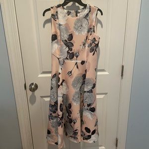 Calvin Klein Floral Print Fit & Flare Dress